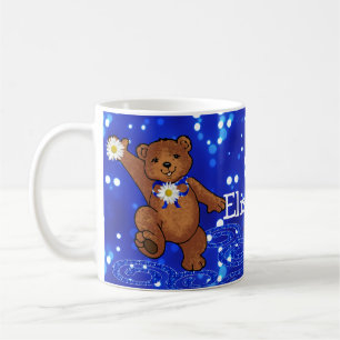 Daisy Dancing Teddy Bear Coffee Mug