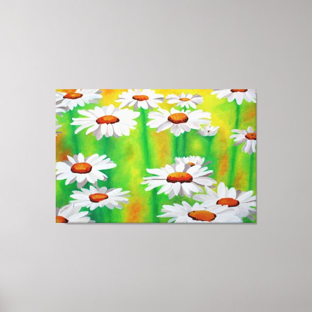 Daisy Day Canvas Print (Front)