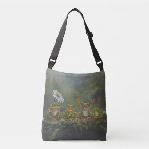 "Daisy Day" Frogs Crossbody Bag