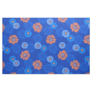 Daisy Dayz Vintage Psychedelic Floral Fabric
