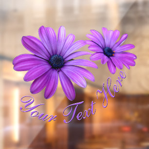 Daisy Decal Personalise Gerbera Daisy Window Cling