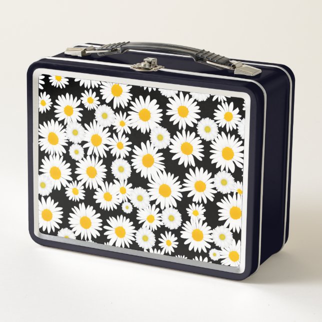 Daisy Delight Metal Lunch Box (Front)