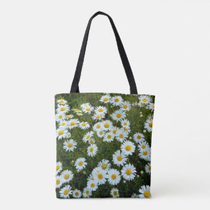 Daisy Delight Printed Tote Bag