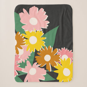 Daisy Delight Sherpa Blanket