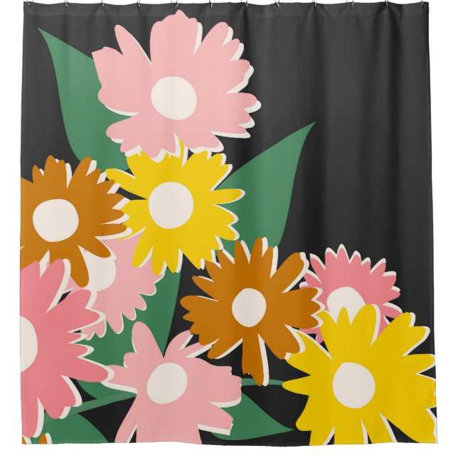 Daisy Delight Shower Curtain (Front)