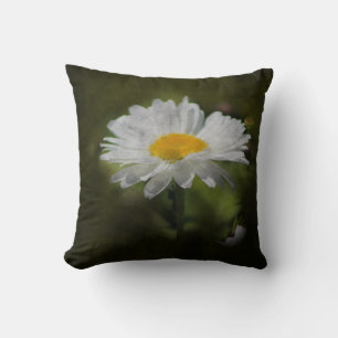 Daisy Digital Art Cushion