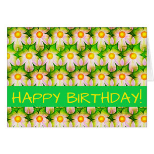 Daisy Digital Print, Floral Card