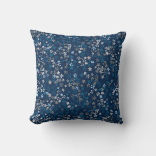 Daisy Dot Vintage Psychedelic Floral Cushion