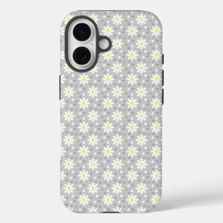 daisy dots grey iPhone 16 case