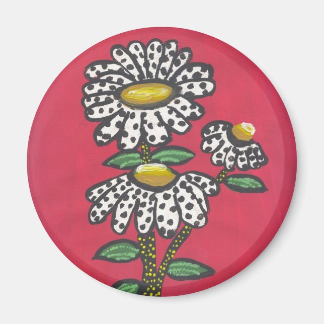 Daisy Dots Magnet (Front)