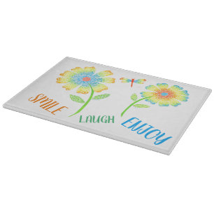 Daisy & Dragonfly Cutting Board