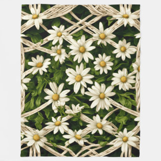 Daisy Dream Fleece Blanket - Large