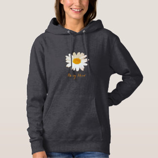 Daisy Dream Flower – Elegant Fantasy Botanical Hoodie