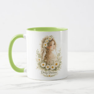 Daisy Dreamer Floral Girl Mug