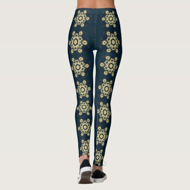 Daisy Dreams Mandala Leggings (Back)