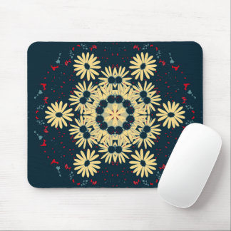 Daisy Dreams Mandala Mouse Mat