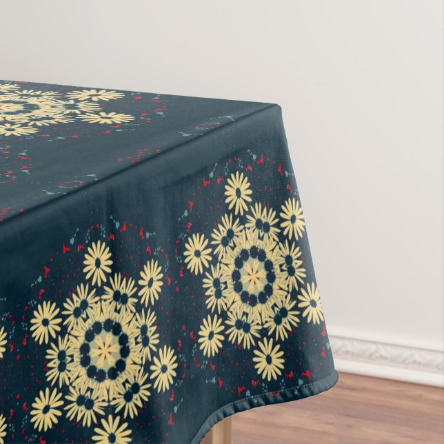 Daisy Dreams Mandala  Tablecloth (In Situ)