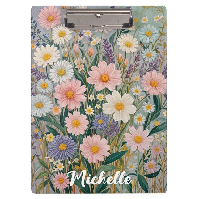 Daisy Dreamscape Personalised Clipboard (Front)