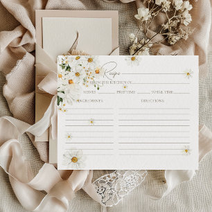 Daisy Elegant Wildflower Bridal Shower Recipe