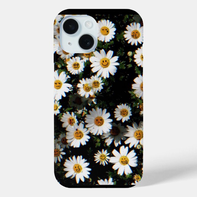 Daisy Emoji Faces Case-Mate iPhone Case (Back)