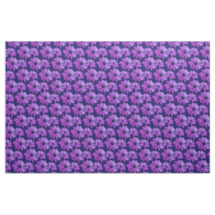 Daisy Fabric Blue Daisy Fabric Cotton or Poly
