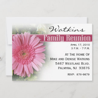 Daisy Family Reunion Invitation