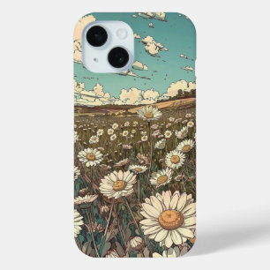 "Daisy Field Phone Case" iPhone 15 Case
