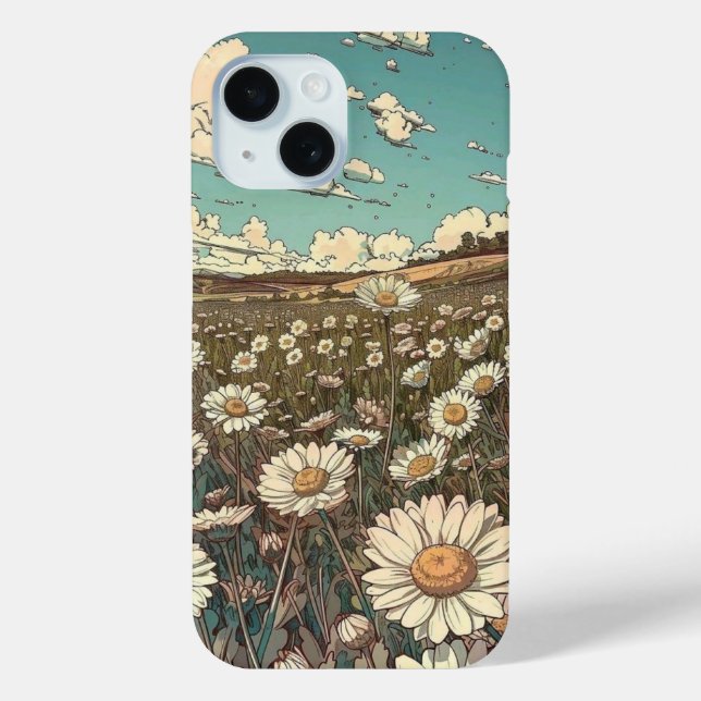 "Daisy Field Phone Case" Case-Mate iPhone Case (Back)