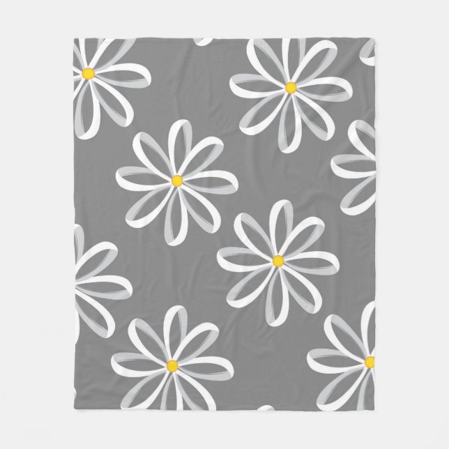 Daisy Fleece Blanket (Front)