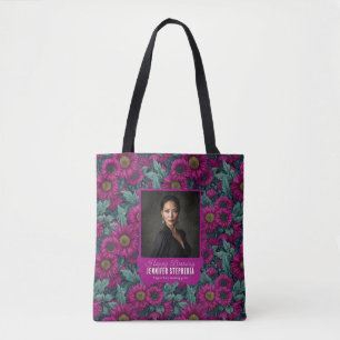 Daisy Floral 30Th Birthday Unique Purple Tote Bag