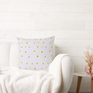 Daisy Floral – Aesthetic Botanical Home Decor -  Cushion