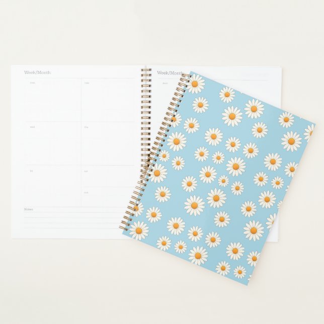 Daisy Floral – Cute & Aesthetic Daily Organiser (Display)