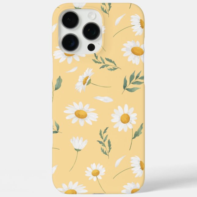 Daisy Floral iPhone Case – Yellow Aesthetic Cover (Back)