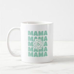 Daisy Floral Mama  Coffee Mug