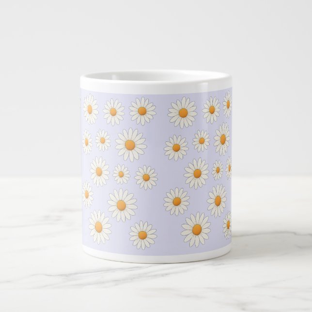Daisy Floral Mug – Cheerful Flower Pattern Coffee  (Front)