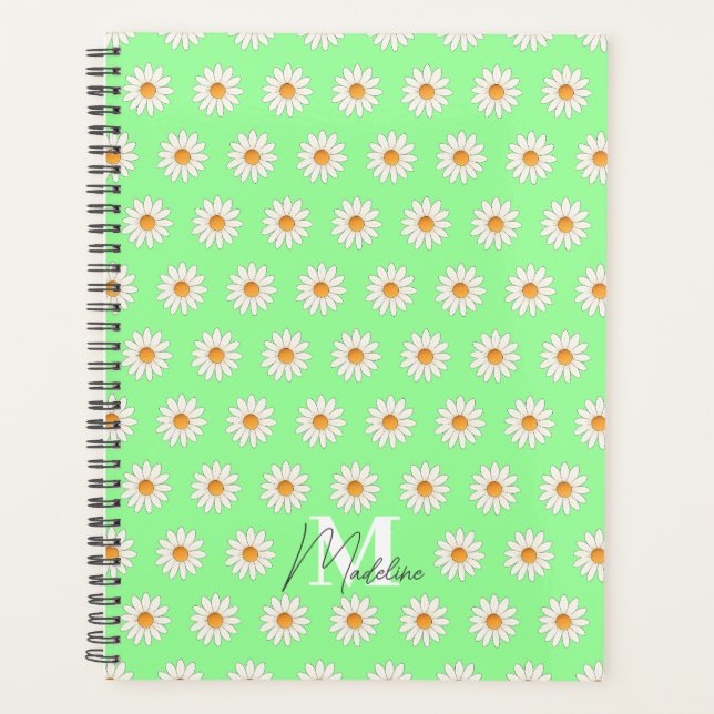 Daisy Floral Planner – Cute & Stylish (Front)
