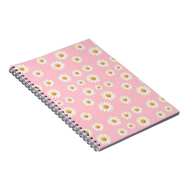 Daisy Floral Spiral Notebook – Photo Journal (Right Side)