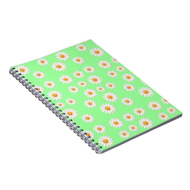 Daisy Floral Spiral Notebook – Photo Journal (Right Side)