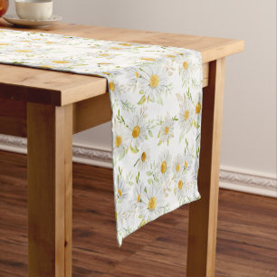 Daisy Floral Table Runner