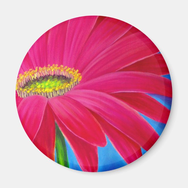DAISY FLOWER ART - MULTI MAGNET (Front)