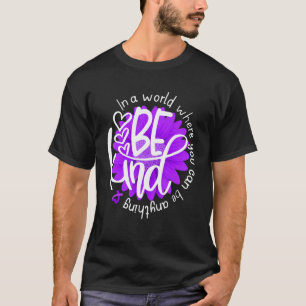 Daisy Flower Be Kind Domestic Violence Awareness K T-Shirt