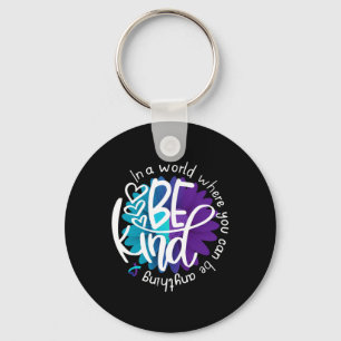 Daisy Flower Be Kind Suicide Prevention Awareness Key Ring