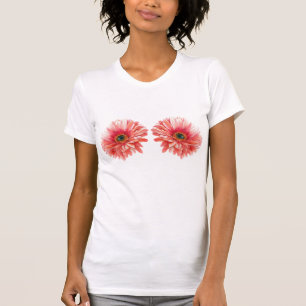 DAISY FLOWER beautiful watercolor daisies pink T-Shirt