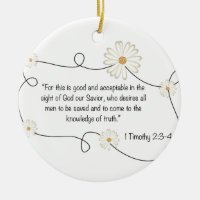 Daisy Flower Bible Quote Knowledge of Truth