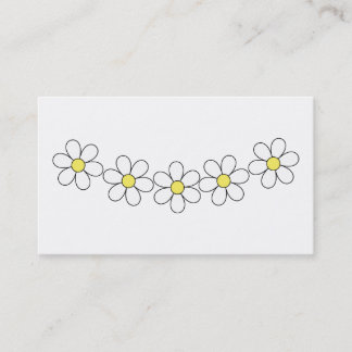 Daisy Flower Bussiness Cards