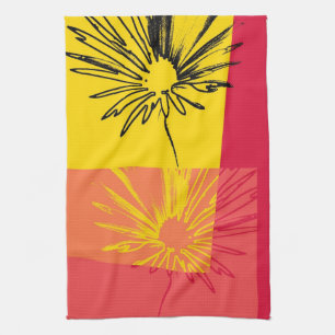 Daisy Flower c.1982 - Fine art Kitchen Towel