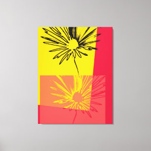 Daisy Flower c.1982 - Fine art Wrapped Canvas