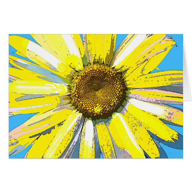 Daisy, Flower card (Front Horizontal)