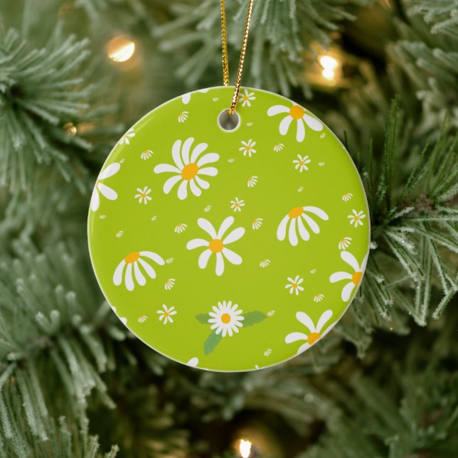 Daisy flower ceramic tree decoration (Tree)