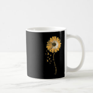 Daisy Flower Childhood Cancer Awareness Gifts Coffee Mug